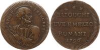 Kirchenstaat 2 1/2 Baiocchi Pius VI., 1775 - 1799, Rom -
