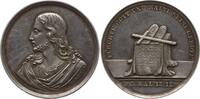 Deutschland Silbermedaille v. G. Loos, Fürchte Gott und halte seine Gebote, Christus / Gesetzestafeln -