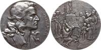 Personenmedaillen - Friedrich von Schiller Große Feinsilbermedaille (990) v. Rudolf Mayer, auf seinen 100. Todestag, Schillerfest Hottingen (Rickenbach) -