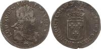 Frankreich, Königreich 1/6 Ecu de France Louis XV., 1715 - 1774, Montpellier -
