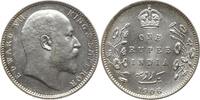 Indien 1 Rupie Edward VII., 1901 - 1910, Calcutta -
