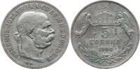 Österreich - Ungarn 5 Kronen Franz Joseph I., 1848 - 1916, Kremnitz -