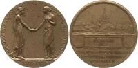 Baden, Großherzogtum Bronzemedaille Friedrich I., 1852 - 1907, v. Schmid, Pforzheim, 100 J. Vereinigung mit Konstanz -