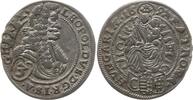 RDR, Haus Habsburg, Königreich Ungarn 3 Kreuzer (Groschen) Leopold I., 1657 - 1705, Preßburg -