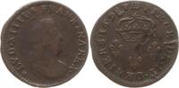 Frankreich, Königreich Deux Deniers de Strasbourg Louis XIV., 1643 - 1715, Straßburg -