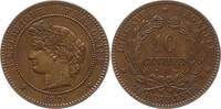 Frankreich, Gouvernement de Défense Nationale 10 Centimes Paris, A moyen -