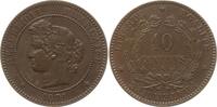 Frankreich, Gouvernement de Défense Nationale 10 Centimes Paris, A moyen -