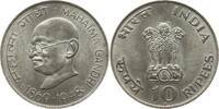 Indien 10 Rupien auf den 100. Geburtstag von Mahatma Gandhi, 1869 - 1948 -