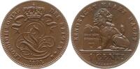 Belgien, Königreich 1 Centime Leopold II., 1865 - 1909 -