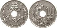 Belgien, Königreich 10 Centimes Leopold II., 1865 - 1909, fläm. -