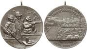 Stuttgart, Stadt Tragbare versilberte Bronzemedaille v. W & M, a.d. 3. Festschießen der Unterländischen Zimmerschützenvereinigung -