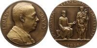 Frankreich, Stadt Paris Große Bronzemedaille v. Dropsy, a.d. Mediziner Louis Bazy, 1883 - 1960, Philosoph neben Caritas -