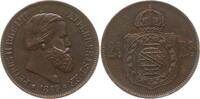 Brasilien 20 Reis Pedro II., 1831 - 1889 -