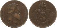 Brasilien 20 Reis Pedro II., 1831 - 1889 -