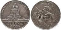 Kaiserreich Deutschland Versilberte Bronzemedaille Deutscher Patriotenbund, auf die Jahrhundertfeier der Völkerschlacht bei Leipzig -