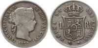 Spanien, Königreich 1 Real Isabel II., 1833 - 1868, Madrid -