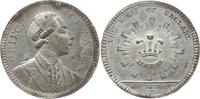 Großbritannien Zinnmedaille George III., 1760 - 1820, on the Majority of George, Prince of Wales -