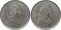 Großbritannien Zinnmedaille (White Metal Penny Token) George III., 1760 - 1820, v. Charles James, Centenary of the Revolution -