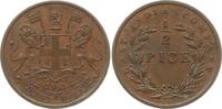 Indien, East India Company 1/2 Pice Victoria, 1837 - 1901, Calcutta -
