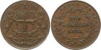 Indien, East India Company 1/4 Anna Victoria, 1837 - 1901 -