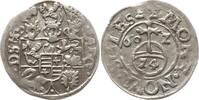 Schleswig-Holstein-Gottorp 1/24 Taler (Groschen) Johann Adolf, 1590 - 1616, Typ mit MONE . NOVA . SCLES -