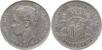 Spanien, Königreich 1 Peseta Alfonso XIII., 1886 - 1941, Madrid -
