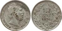 Niederlande, Königreich 10 Cent Willem III., 1849 - 1890 -
