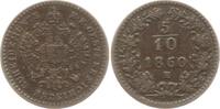 Österreich 5/10 Kreuzer Franz Joseph I., 1848 - 1916, Karlsburg -