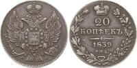 Russland 20 Kopeken Nikolaus I., 1825 - 1855, St. Petersburg -