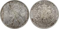 Schweden, Königreich 2 Kronor Oskar II., 1872 - 1907, 25. Regierungsjubiläum -