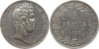 Frankreich, Königreich 5 Francs tête neu, sans le I Louis Philippe I., 1830 - 1848, Paris, Typ ohne I hinter Philippe -