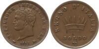 Italien, Königreich 1 Soldo Napoleon I., 1805 - 1814, Mailand -