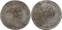 Frankreich, Königreich 1/2 Ecu aux palmes Louis XIV., 1643 - 1715, Metz -
