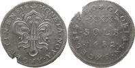 Frankreich, Königreich 30 Sols de Strasbourg Louis XIV., 1643 - 1715, Straßburg -