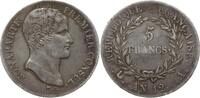 Frankreich, Consulat 5 Francs Bonaparte Premier Consul, Paris -