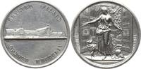 Großbritannien Zinnmedaille Victoria, 1837-1901, v. Pinches, London, Ansicht Crystal Palace -