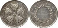 Frankreich, 3. Republik, Stadt Amiens Silbermedaille Societé Industrielle, Wappen v. Abbeville, Peronne, Montdidier, Doullens -
