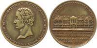 Hamburg, Stadt Kleine Bronzemedaille auf die Einweihung des israelitischen Krankenhauses, Salomon Heine -