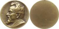 Sachsen, Königreich, Stadt Leipzig Einseitige Bronzemedaille v. Seffner bei Glaser u. Sohn, Dresden, a.d. Arzt Dr. Ferdinand Goetz, 1826-1915 -