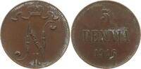 Finnland 5 Penniä Nikolaus II., 1894 - 1917 -