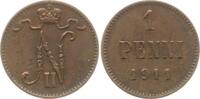 Finnland 1 Penni Nikolaus II., 1894 - 1917 -