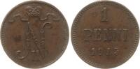 Finnland 1 Penni Nikolaus II., 1894 - 1917 -