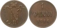 Finnland 1 Penni Nikolaus II., 1894 - 1917 -