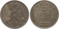 Finnland 25 Penniä Nikolaus II., 1894 - 1917 -