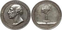 Brandenburg-Preußen, Stadt Königsberg Versilberte Bronzemedaille v. Gube bei Loos, 25 J. Lehrtätigkeit des Pharmazeuten Professor C. G. Hagen -