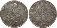 Würzburg, Bistum 1/2 Taler Adam Friedrich von Seinsheim, 1755 - 1779, Madonna, darunter G. F. LOOS -