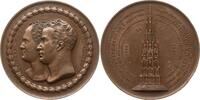 Preußen, Königreich, Stadt Berlin Bronzemedaille Friedrich Wilhelm III., v. Brandt, Kreuzberg - Denkmal, Alexander I. v. Russland -