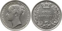 Großbritannien 1 Shilling Victoria, 1837 - 1901, Die No. 101 -
