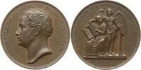 Preußen, Königreich Bronzemedaille Friedrich Wilhelm III., 1797 - 1840, v. König bei Loos, auf seinen Tod -