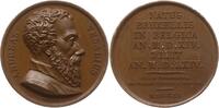Italien - Padua Bronzemedaille v. Lefèvre, auf Andreas Vesalius, 1514 - 1564, Begründer der modernen Anatomie -